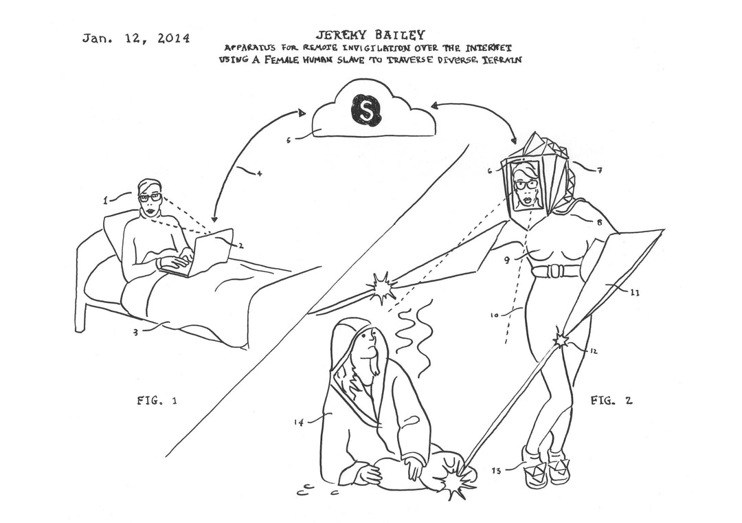 Apparatus for Remote Invigilation over the Internet using a Female Slave to Traverse Diverse Terrain (2014)